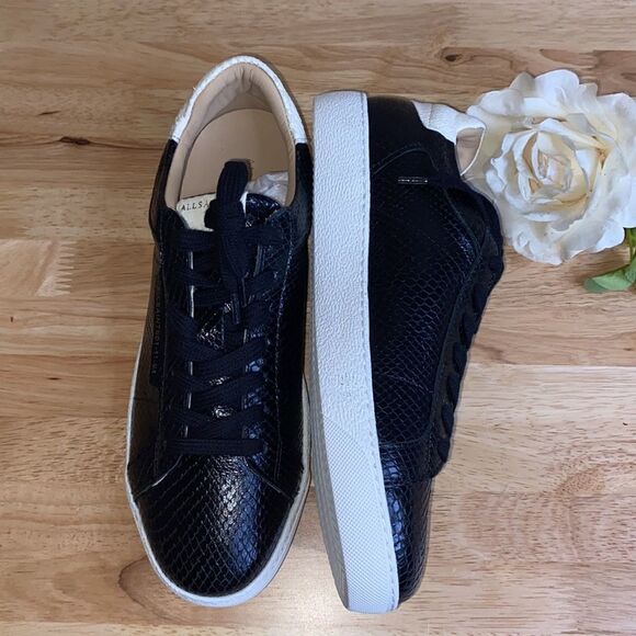 Allsaints Low Top Sneaker, Size 11US - Black - Picture 3 of 8